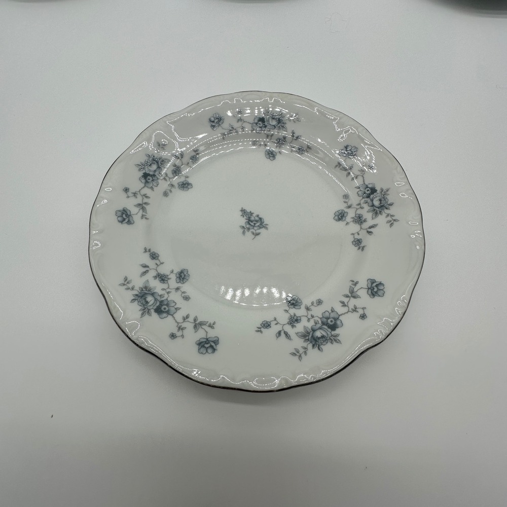 Johann Haviland Blue Garland Bread Butter Plates Set 4 Bavaria Germany 6in - Picture 9 of 10